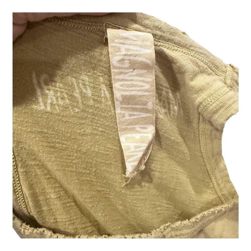 Magnolia Pearl Cotton Paz Tank Tunic Dress Distressed Mustard OS - Picture 6 of 8